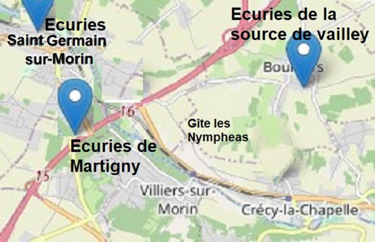Les Nympheas, Appart Au Calme Et Grand Jardin A 15 Min De Disneyland, Crecy-la-Chapelle Exteriör bild