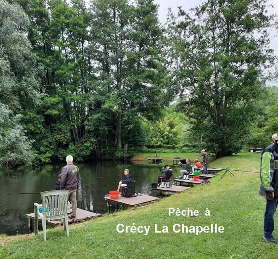 Les Nympheas, Appart Au Calme Et Grand Jardin A 15 Min De Disneyland, Crecy-la-Chapelle Exteriör bild