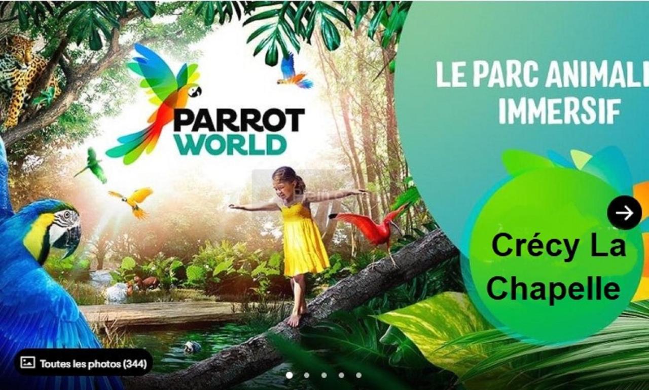 Les Nympheas, Appart Au Calme Et Grand Jardin A 15 Min De Disneyland, Crecy-la-Chapelle Exteriör bild