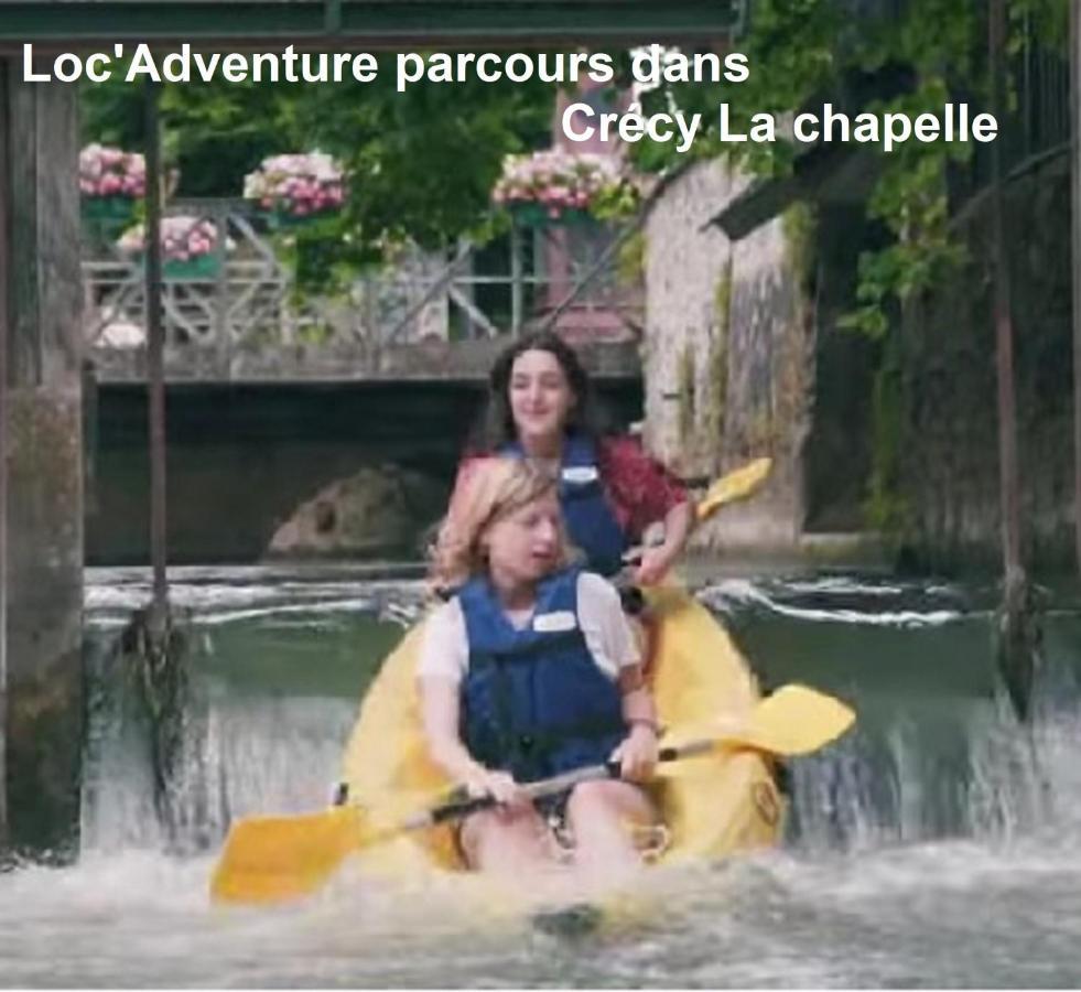 Les Nympheas, Appart Au Calme Et Grand Jardin A 15 Min De Disneyland, Crecy-la-Chapelle Exteriör bild